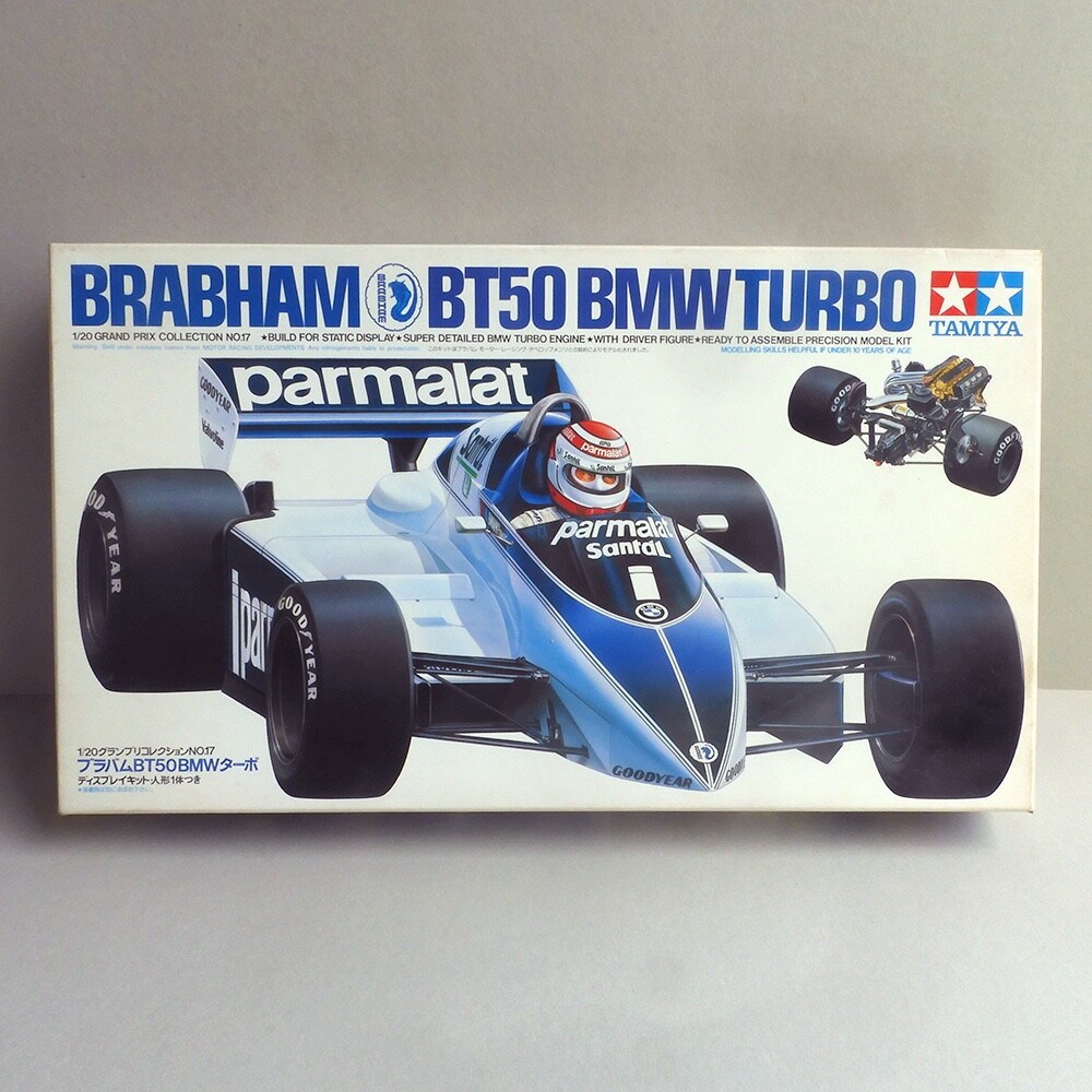 Tamiya 1/20 Brabham BT50 BMW Turbo Grand Prix Collection No.17 Plastic model kit