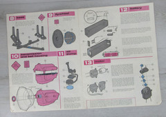 Renwal Visible Automobile V-8 Engine Model Assembly Instructions Only 1960 Litho