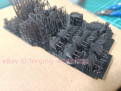 NEW 1 /700 island structure of the U.S. Essex class aircraft carrier Unpainted