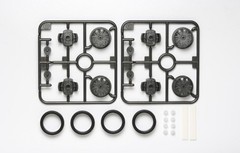 USA Seller TAMIYA 15443 JR Low Profile Tire – w/1-Way Wheel Set