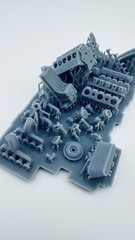 Dodge Viper V10 Engine 1/25