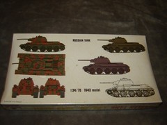 ESCI 8047 Model kit Russian Tank T34/76 1943 Factory sealed Vintage 1/72 Scale