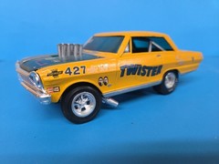 Vintage AMT 1965 Chevy II Nova Funny Car Built Model 1/25 Survivor 427 Twister