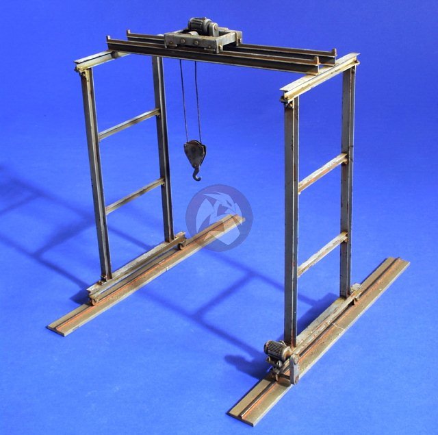 Verlinden 1/35 Panzerwerk Workshop Overhead Gantry Crane [Resin Diorama] 2716