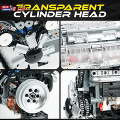 V8 Combustion Engine Model Kit That Runs – Build Your Own STEM Mini V8 Motors