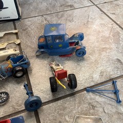 VINTAGE LOT MODEL KITS PLASTIC CARS HOT ROD PARTS and built body