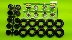 1/25 Tyrone Malone Hideout Kenworth Aerodyne Transporter Bandag Tire Chrome Rims
