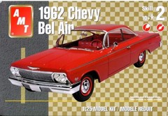 1962 Chevrolet Bel Air RADIATOR HOSES from 1:25 AMT Model Kit 62 Chevy BelAir