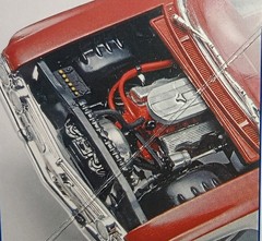 60 CHEVY IMPALA SS LOWRIDER ENGINE BAY DETAIL – REVELL – MODEL CAR KIT PARTS LOT
