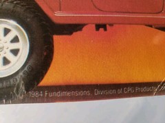 RARE Vintage MPC 1/25 AUTO SCAPE COMMANDO OFF ROAD 1-0912 NOS SEALED 1984 MINTY