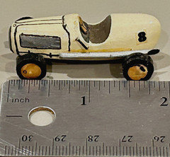 Vintage Custom Built Wood Midget Racer Model Indy 500 Marx Slush Race Stock Car