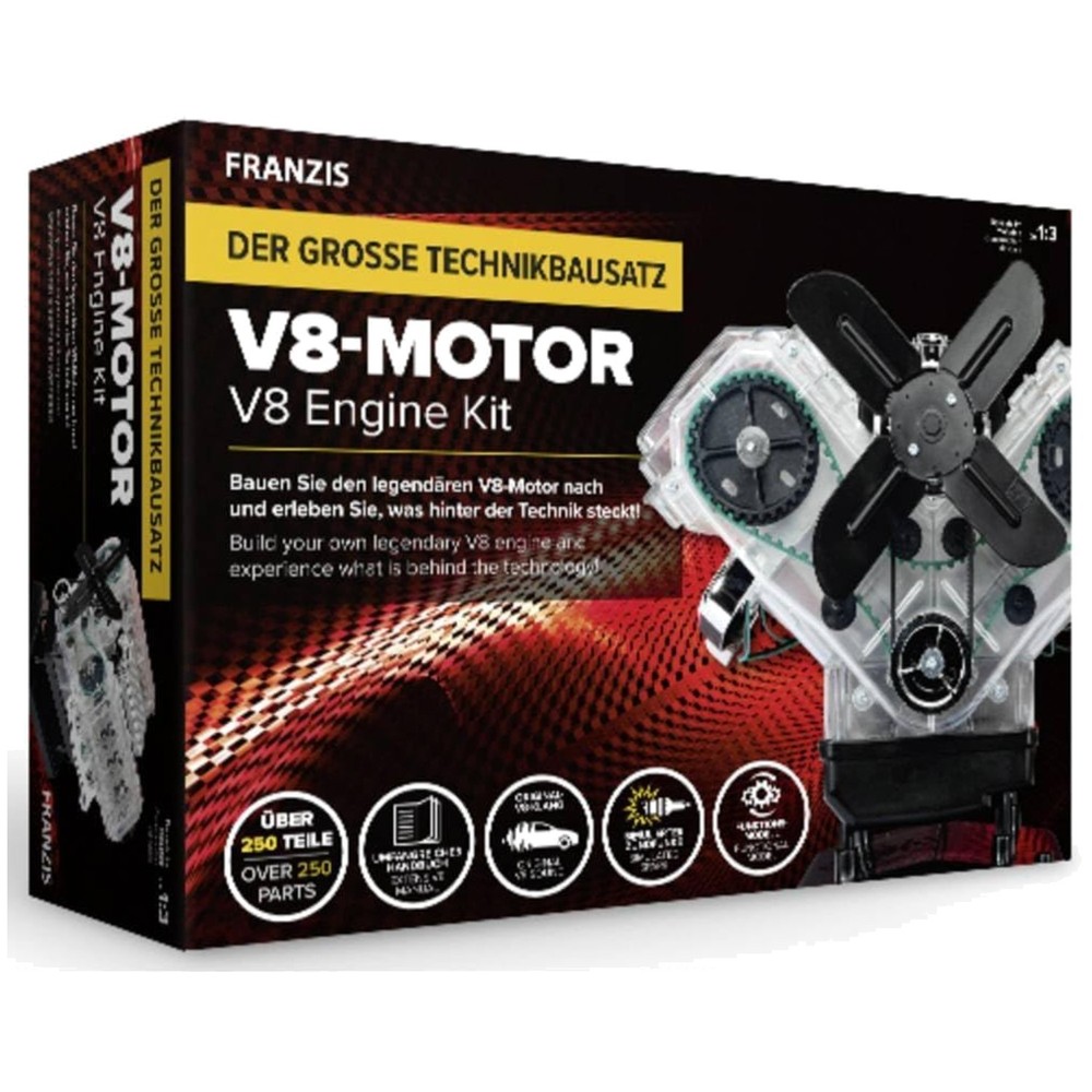 V8 Engine Model Kit – Build a Working 8-Cylinder Engine.,