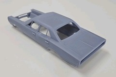 ABS-LIKE RESIN 3D PRINTED 1/25 1968 DODGE CORONET 4-DOOR SEDAN BODY