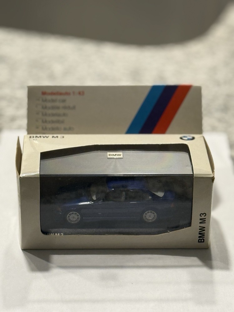 Rare BMW M3 Dealer Promo Model Car 1:43 with Box – Blue Collectible