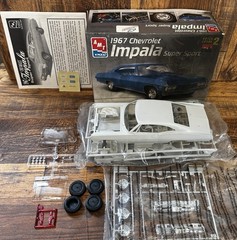 AMT ERTL 1967 CHEVROLET IMPALA SUPER SPORT MODEL KIT OPEN BOX 1/25 SS427