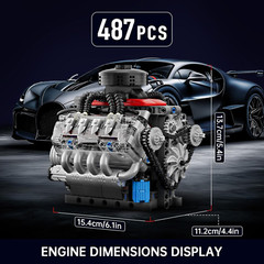 Mini V8 Engine Kits That Runs, Build Your Own Visible Car Motor, Physical Scienc