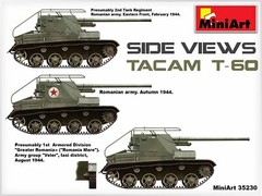 MiniArt 1/35 35230 WWII Romanian Tacam T-60 Tank Destroyer (Interior Kit)