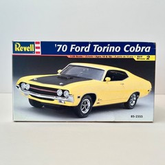 Revell 1:25 1970 Ford Torino Cobra Model Car Kit #85-2353 -OPEN BOX