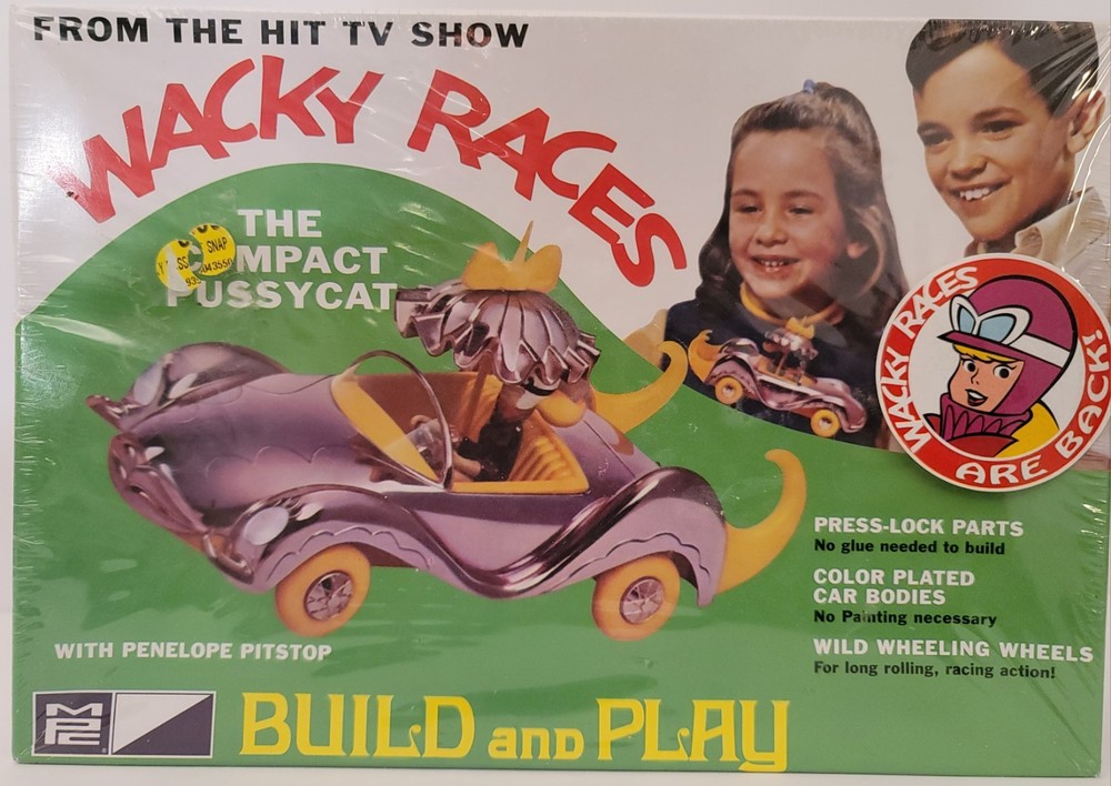 SEALED BOX Wacky Races The Compact Pussycat Model Kit 1/25