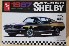 Round 2 LLC 1/25 ’67 Shelby GT350 White AMT834 Plastics Car/Truck 1/24-1/25