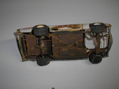 1/24 Custom RUSTY WEATHERED 1970’s Chevy Chevelle Race Car for Junkyard diorama