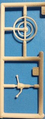 56 CHEVY NOMAD – DASH AND STEERING WHEEL – REVELL 2489 – MODEL CAR KIT PARTS LOT