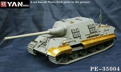 1/35 Sd.Kfz.186 Jagdtiger Early/Late Photo-etched Detail Up Set for Takom 8001