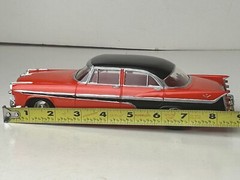 Jo-Han Reissue 1956 DeSoto Sedan Promo Car with Box, Red & Black