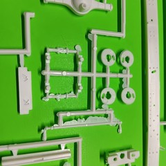 Kenworth W-925 AMT 1/25 Frame Chassis Front Axle Rear End Tractor Truck Semi