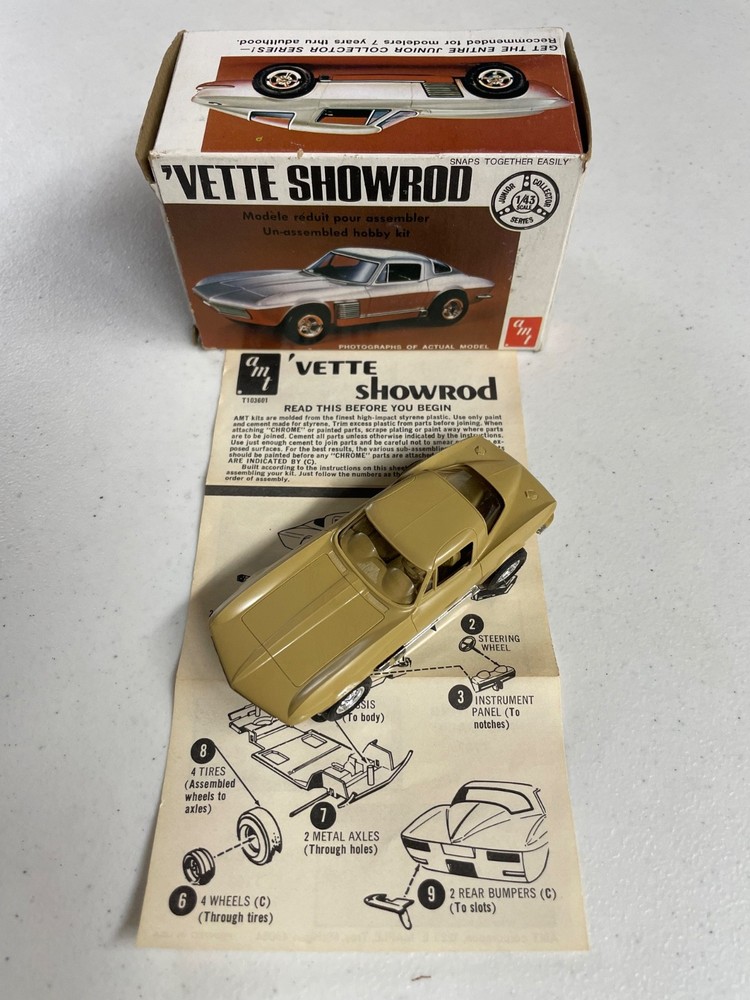 Vintage AMT Mini Trophy Corvette Custom
