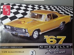 1967 Chevelle Pro Street DRIVESHAFT from AMT 1:25 Model Kit 67