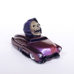 Jimmy Flintstone Lil Shizz resin Skullatore figurine kit aboard a Hearse LS14