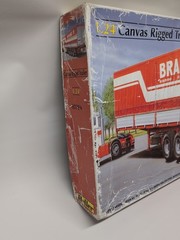 HELLER Kit 80784 1:24 Canvas Rigged Trailer- New Open Box Sealed Parts