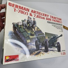 SEALED MiniArt 35039 German Artillery Tractor & 7.62cm Gun W/ 5 Figures
