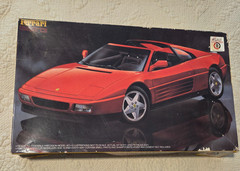 MRC FUJIMI Plastic Model FERRARI 348 TS 1/24 OPEN BOX Complete # 12422