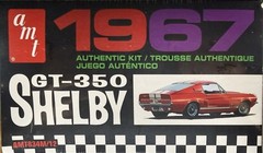 AMT 834M/12 – 1967 Ford Shelby GT-350 Plastic 1:25 Scale Model Kit NEW SEALED