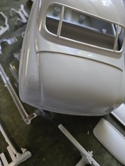 AMT 1949 Mercury Model Body and Chassis Parts 1/25 STK U49C