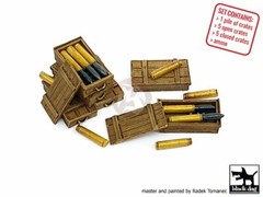 Black Dog 1/72 German Panzer IV Tank WWII 7.5cm KwK 40 Gun Ammo & Crates T72119