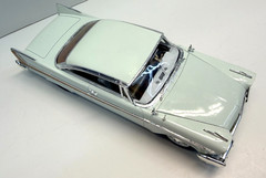 AMT 1:25 Scale 1957 Plymouth Fury White John Klaver Pro-Built Model Kit