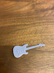 1/25 Scale Electric Strat Style Guitar For Model Car Dioramas Miniature