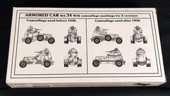 Encore Armored Car wz.34 1:35 Model Kit #3501 Open Box Sealed Parts Poland