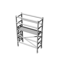 1/144 12mm Miniature Mason Scaffolding Tower Set System With Cross Braces