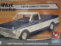 AMT 1:25 Car Kit 1972 Chevy Truck Hot Trucks Factory Sealed New