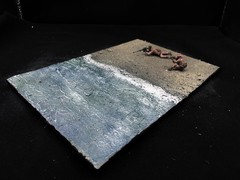 1/35 Scale Military Diorama Base Terrain Display Model Soldiers Figures Diecast