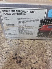 AMT 1/25 Dodge Viper RY/10 Sealed