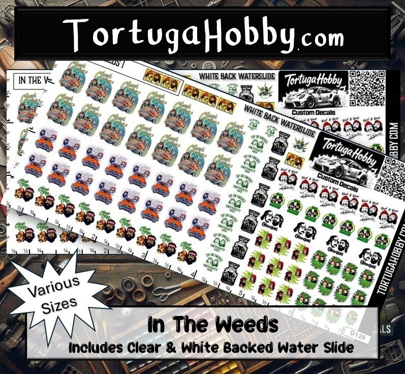 In The Weeds I – Various Scale Waterslide Decals