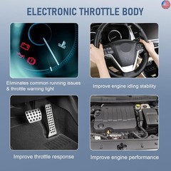 Electronic Throttle Body Compatible with 2003-2006 Nissan 350Z, 2002-2005
