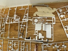 Unassembled Model Car Kit Parts Lot
