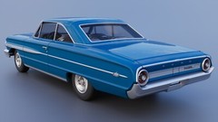 ABS-LIKE RESIN 3D PRINTED 1/18 1964 FORD GALAXIE 500 XL 2-DOOR FULL KIT