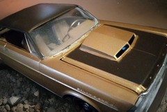 AMT 1965 Ford Galaxie 500 429 4 Speed 2dr Hardtop Built Model Car Kit Custom
